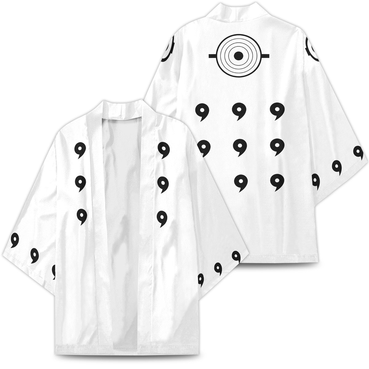 Naruto Kimono - Six Paths White Kimono Fdm3107