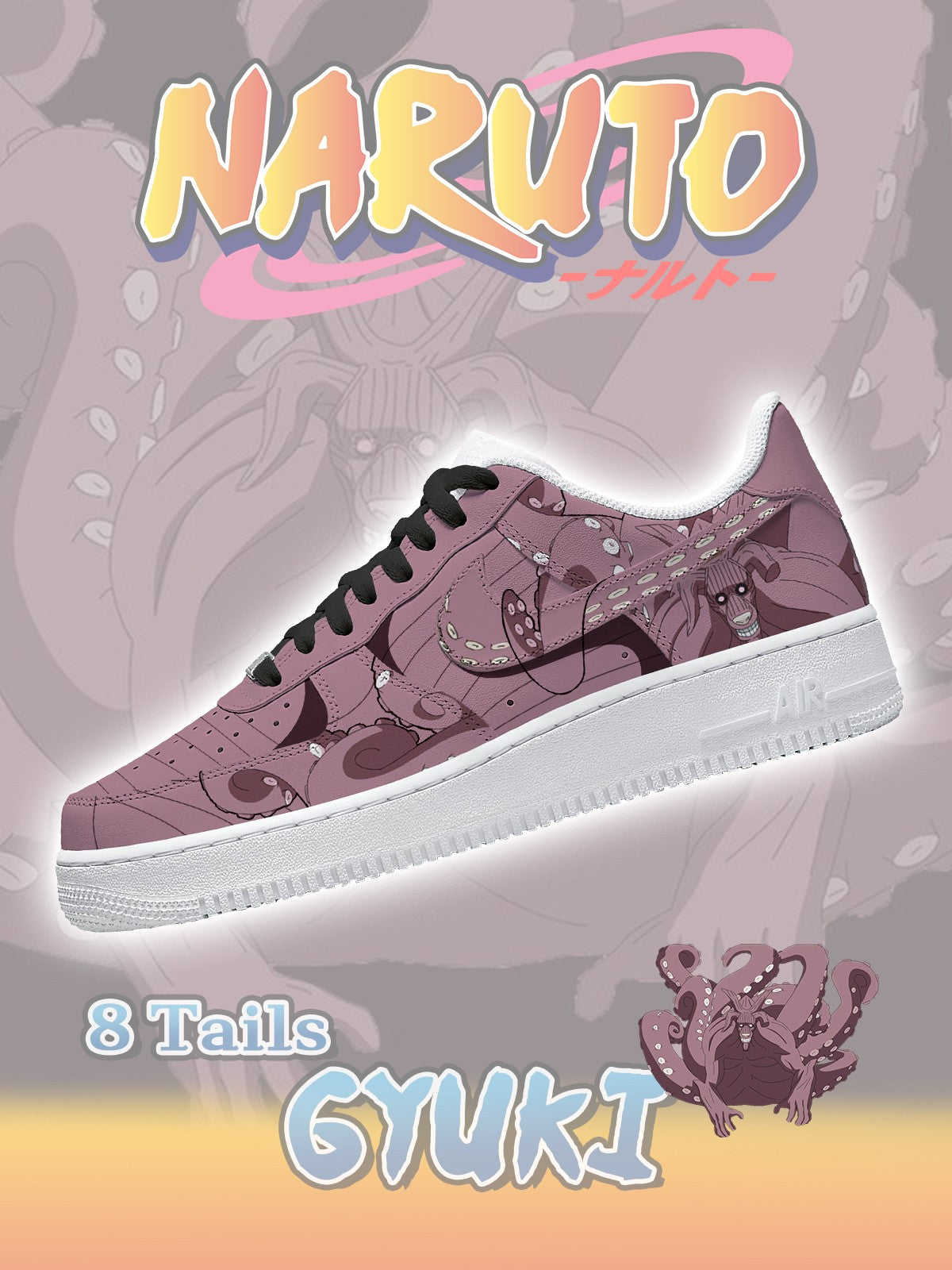 Personalized Eight-Tails Gyuki Shoes