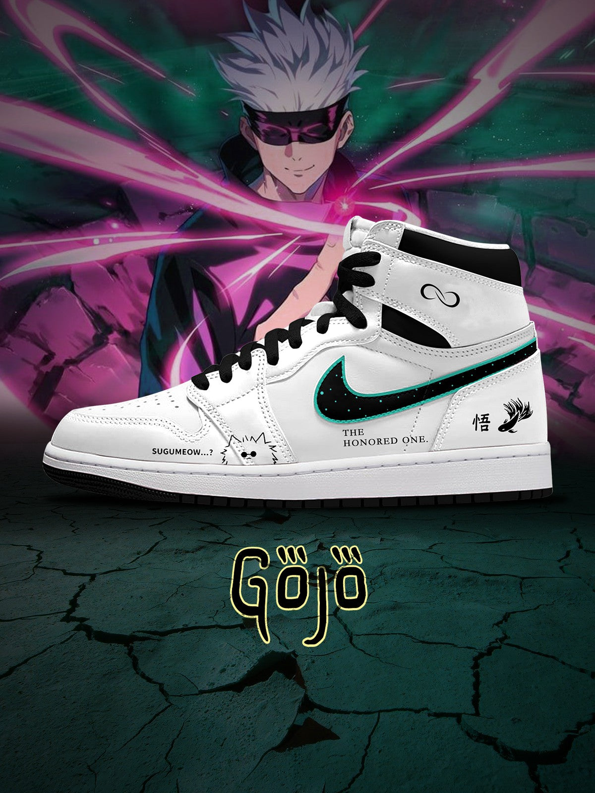 Satoru Gojo V.1 High-Top Custom Sneakers