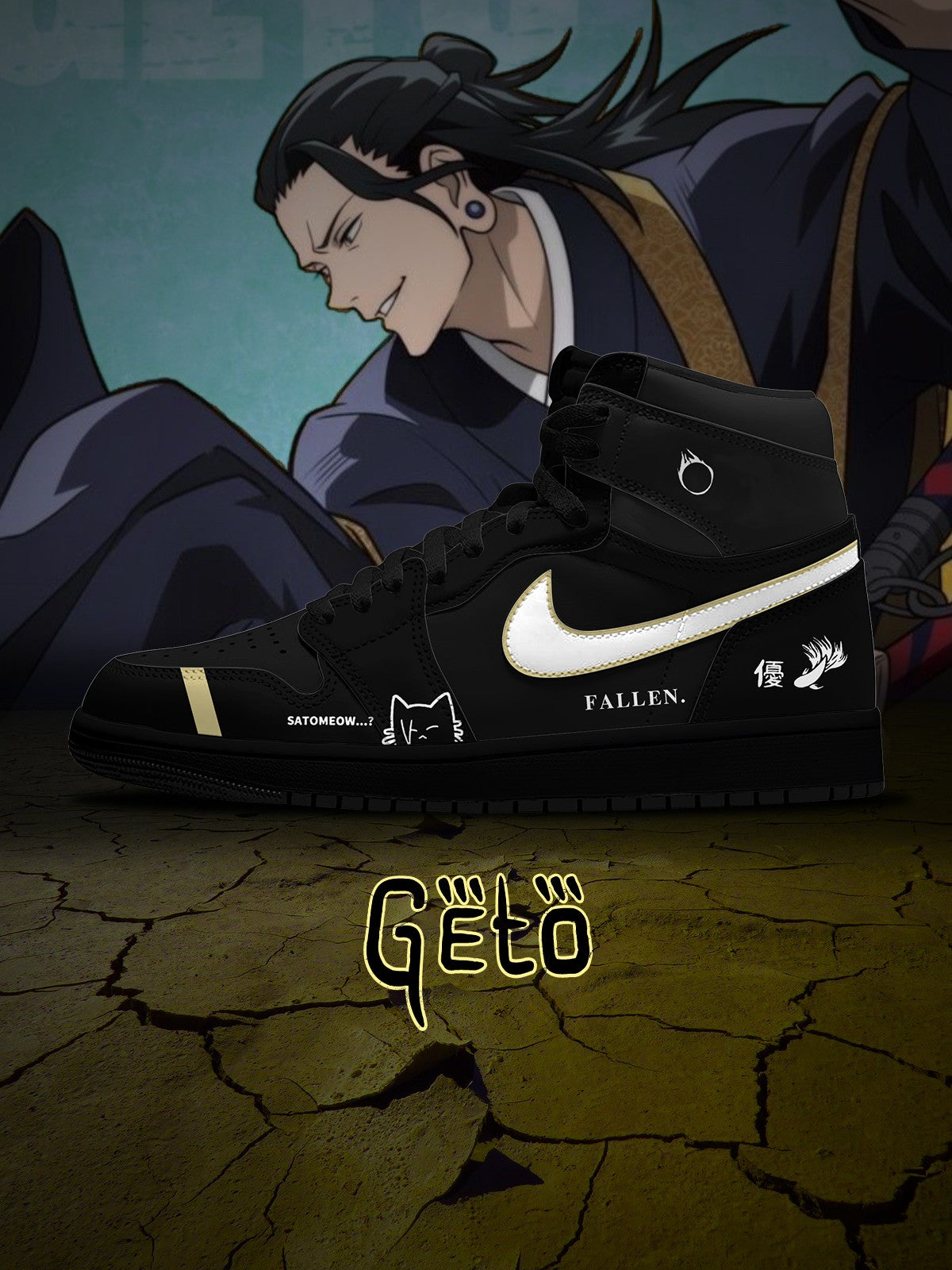 Suguru Geto V.1 High-Top Custom Sneakers