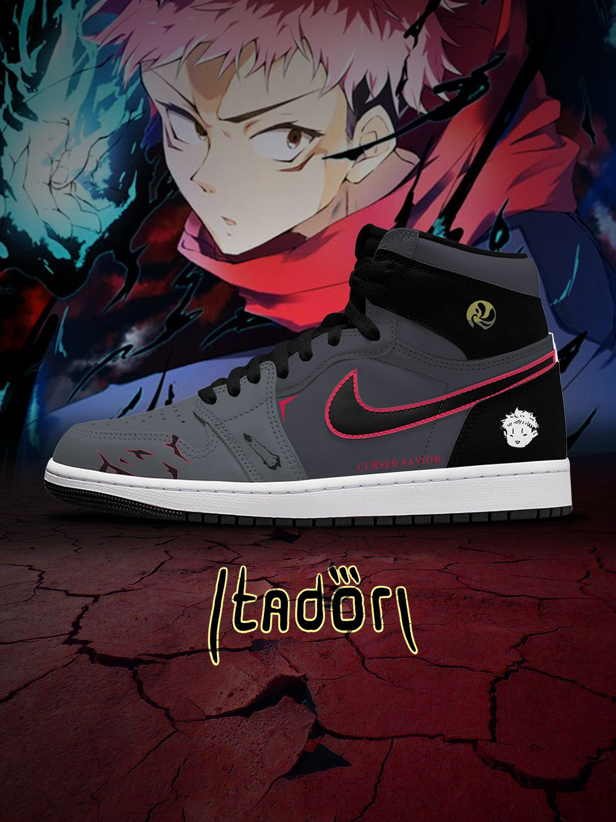 Yuji Itadori V.1 High-Top Custom Sneakers